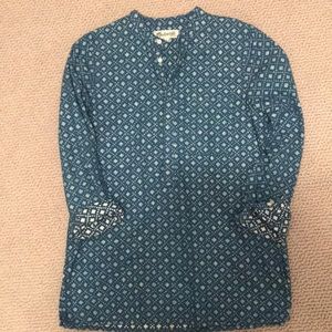 Madewell Tunic Popover Shirt